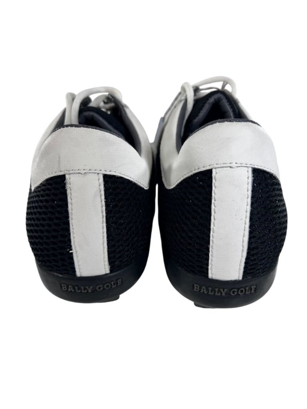 NWT Bally Golf Fuerte Womens Shoes 7.5 Black White Mesh Leather Lace Swiss EU38 - Picture 8 of 16